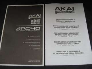Akai APC40 Ableton Live Control Surface  