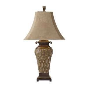   27211 Cortina 1 Light Table Lamps in Warm Brown