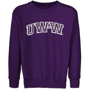  Wisconsin Whitewater Warhawks Youth Arch Applique Crew 
