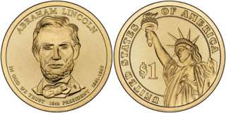 Abraham Lincoln Presidential $1 Coin  