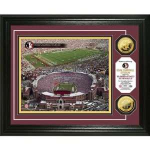  Florida State University Doak Campbell 24KT Gold Coin 