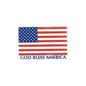  God Bless America USA FLAG Weatherproof Sticker Decal 