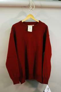 Filson Weekender Sweater Burgundy New With Tags Merino Wool  