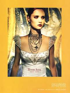 2000 Reem Acra Bridal Bride bridal magazine ad  