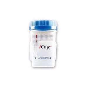 iCup A.D. 9 Panel Urine Drug Test (COC/THC/OPI/AMP/mAMP/PCP/BZO/BAR 
