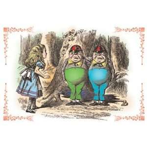  Through the Looking Glass Tweedledum and Tweedledee 