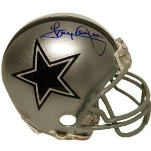  Tony Dorsett Dallas Cowboys Autographed Mini Helmet 