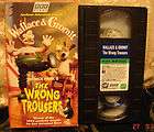 Wallace & Gromit The Wrong Trousers vhs MINT 1993 Acede