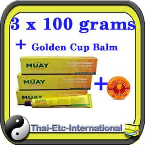   Boxing Analgesic Balm Cream creme golden cup Relieve Pain ache  