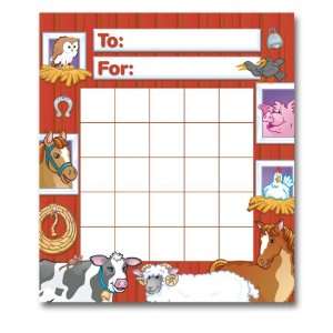   Teacher Resources NS2200 Mini Incentive Chart  Farm Animals  12 Packs