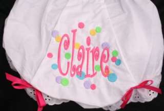 Personalized Monogrammed Girl Diaper Covers All Spots  