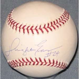  Dwight Evans Autographed Baseball   Autographed Baseballs 