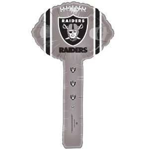  Oakland Raiders Foil Hammer Balloons (8) Party Supplies 
