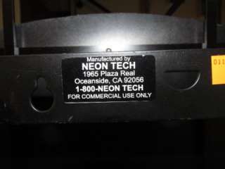 MANUFACTURED IN SAN DIEGO, CALIFORNIA BY NEON TECH, MAKERS OF THE 