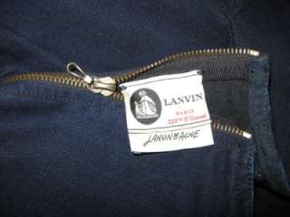 LANVIN LOVES ACNE Denim Dress w/Puffed Sleeves Size 40  