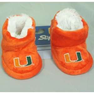  Miami Hurricanes NCAA Baby High Boot Slippers