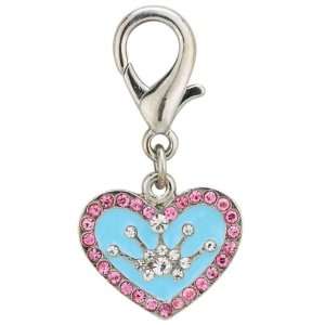  Queen of Hearts Blue Charm For Pets