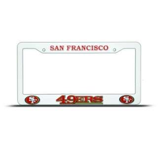 San Francisco 49Ers Plastic License Plate Frame Nfl 094746381431 