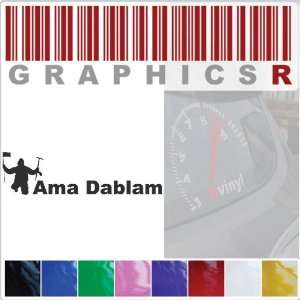  Sticker Decal Graphic   Ama Dablam Mountaineering Guide 
