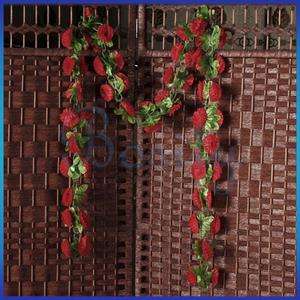 Artificial Hanging Silk Flower Garland Vine Plant Ivy Garden Wall 