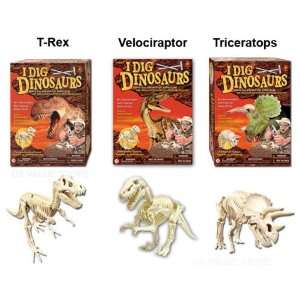  Dinosaurs Skeleton Dig Toys & Games