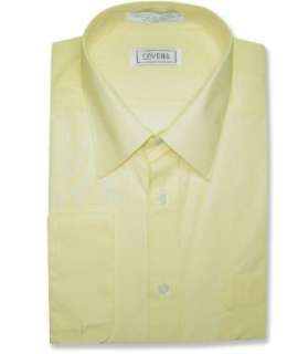    Mens YELLOW Lemon Color Dress Shirt w/ Convertible Cuffs Clothing