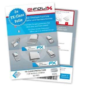  2 x atFoliX FX Clear Invisible screen protector for Mobile 