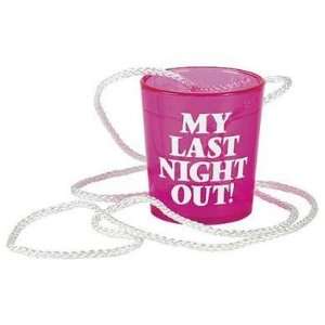 Bundle Last Night Out Hanging Shot Glass and 2 pack of Pink Silicone 
