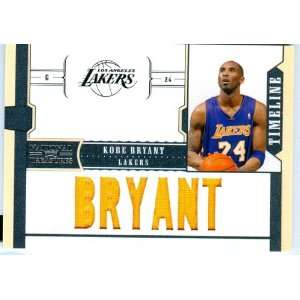 2011 Playoff National Treasures Authentic Kobe Bryant 6 Patch Game 