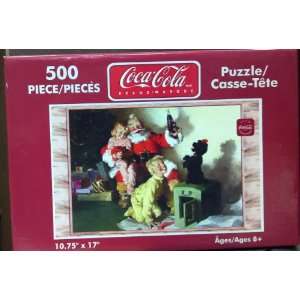  Coca Cola 500 Piece Santa Claus Puzzle Toys & Games