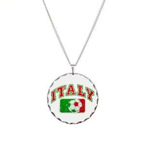   Italy Italian Soccer Grunge   Italian Flag Artsmith Inc Jewelry