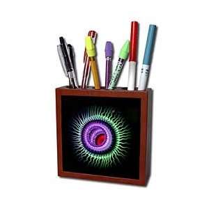  Eye Snake Fiery Fire Psychedelic Airbrush   Surreal purple red green 