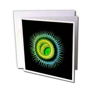  Surreal Eye Snake Fiery Fire Psychedelic Airbrush   Surreal green 