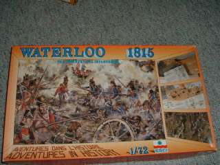 Esci HO 1/72 Box#502 Waterloo 1815 Napoleonic Playset  