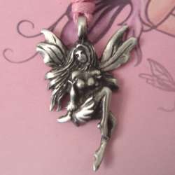 Pewter Fairy Necklace Faery Jewelry Tangle Elffrost  