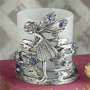  Fairy Frosted Glass Candle Holder