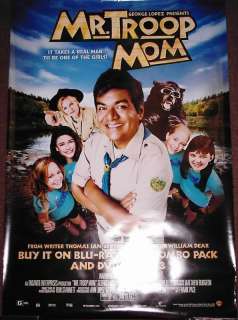 Mr. Troop Mom, DVD promo poster,George Lopez,Jane Lynch  