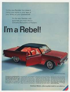1966 AMC American Motors Rambler Classic Rebel Ad  