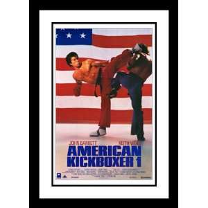 American Kickboxer 1 20x26 Framed and Double Matted Movie Poster   A 