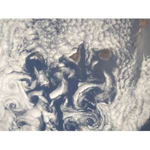 Cloud Vortices in the Area of the Canary Islands in the North Atlantic 