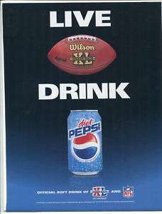 Super Bowl XL AD Live Football Drink Diet Pepsi  