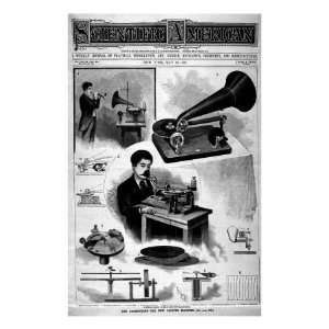  Scientific American Magazine, Depicting Recording Devices 
