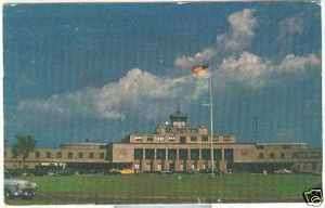 pc490 postcard Washington D.C. National Airport 1964  