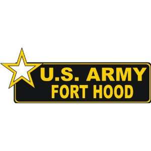  United States Army Fort Hood Bumper Sticker Decal 9 