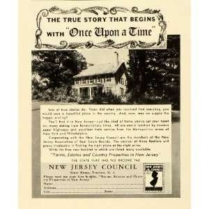  1941 Ad New Jersey Council State House Realtor Real State 