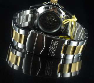 Invicta Signature Two Tone 21 Jewel Automatic Pro Diver 23K Gold 