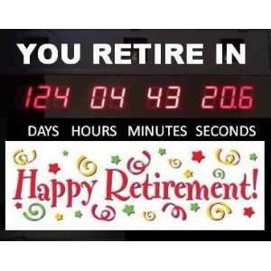  Countdown Clock Sign Retirement Electronics