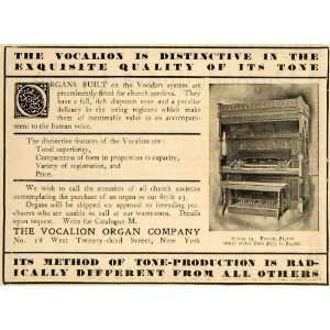  1900 Ad Vocalion Organ Co. Piano Musical Instrument 