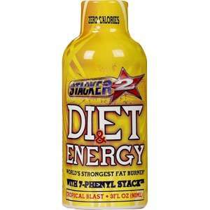    Stacker 2 Diet & Energy Tropica Blast 12/3oz Shot 