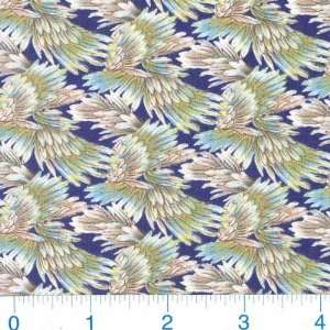  45 Wide Garden Delight Wings Navy Fabric By The Yard 